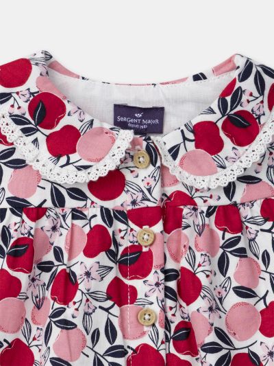 РИЗА С ЯКА С ВОЛАН ЗА БЕБЕ МОМИЧЕ 