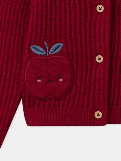 ЖИЛЕТКА С БРОДЕРИЯ ЗА БЕБЕ МОМИЧЕ