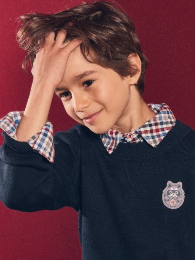 ЖАКАРДОВ ПУЛОВЕР ЗА МОМЧЕ 