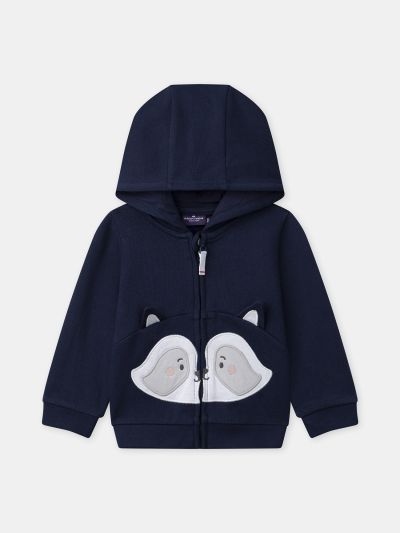 ГОРНИЩЕ ЗА ДЖОГИНГ С КАЧУЛКА И ЦИП 