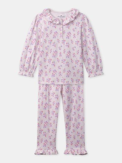  ПИЖАМА ОТ ПАМУК С ДЕСЕН ЗА МОМИЧЕ