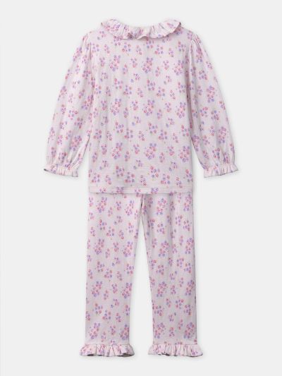  ПИЖАМА ОТ ПАМУК С ДЕСЕН ЗА МОМИЧЕ