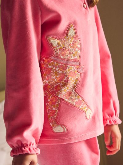 ДЕТСКА  ПЛЮШЕНА ПИЖАМА С  МОТИВ 