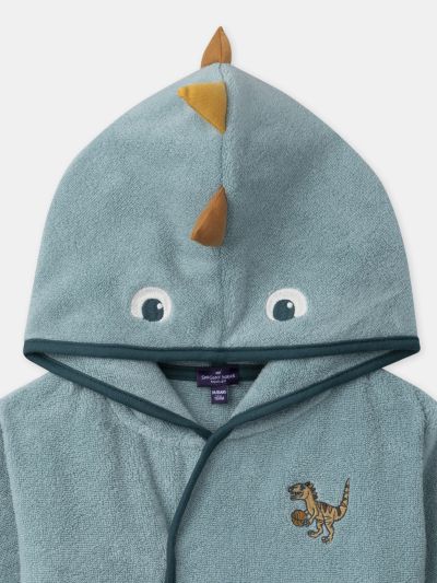  ХАВЛИЕН ХАЛАТ С КАЧУЛКА С МОТИВ 