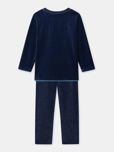 ДЕТСКА ПЛЮШЕНА ПИЖАМА С ДЕСЕН 