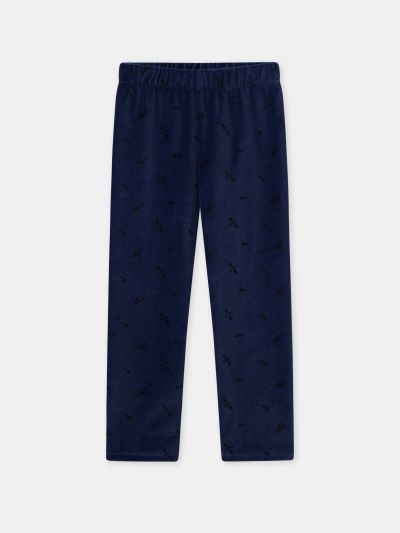 ДЕТСКА ПЛЮШЕНА ПИЖАМА С ДЕСЕН 