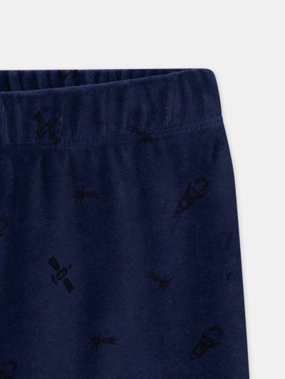 ДЕТСКА ПЛЮШЕНА ПИЖАМА С ДЕСЕН 