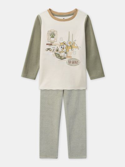 ДЕТСКА ПИЖАМА С ДЕСЕН 