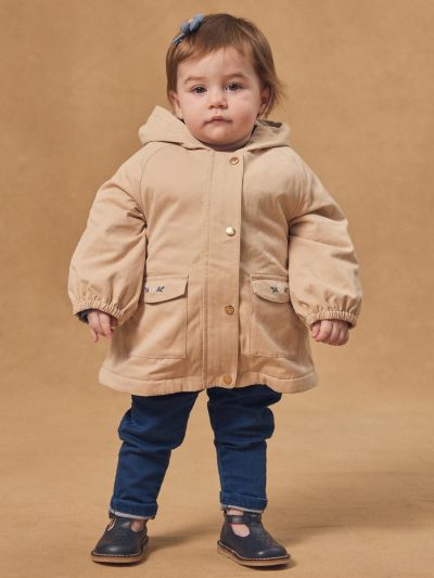 ПАРКА 3 в 1 С КАЧУЛКА С МОТИВ ЗА БЕБЕ МОМИЧЕ  