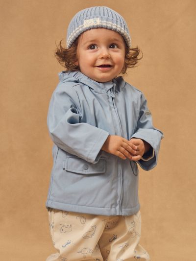 ВОДОУСТОЙЧИВА ПАРКА  С КАЧУЛКА ЗА БЕБЕ МОМЧЕ 