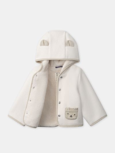 ПОЛАРЕНО ЯКЕ С КАЧУЛКА ЗА БЕБЕ МОМЧЕ 