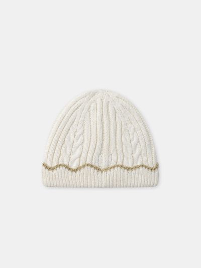 ПЛЕТЕНА ШАПКА  ЗА МОМИЧЕ 