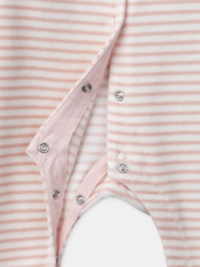  РОМПЪР ОТ ПАМУК С ДЕСЕН ЗА БЕБЕ МОМИЧЕ 