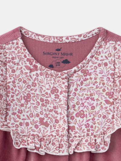  ПЛЮШЕН РОМПЪР ЗА БЕБЕ МОМИЧЕ 