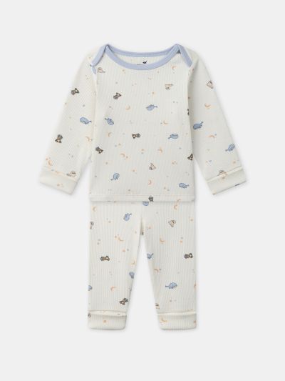 ПИЖАМА ОТ ДВЕ ЧАСТИ ЗА БЕБЕ МОМЧЕ