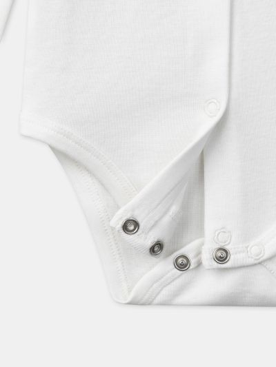 БОДИ С ЕЛЕГАНТНА ЯКА ЗА БЕБЕ МОМИЧЕ