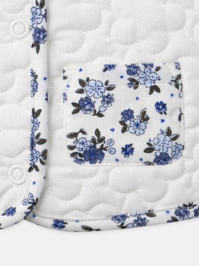 ВАТИРАН ЕЛЕК С ФЛОРАЛНИ ЕЛЕМЕНТИ ЗА БЕБЕ МОМИЧЕ 