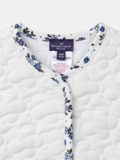 ВАТИРАН ЕЛЕК С ФЛОРАЛНИ ЕЛЕМЕНТИ ЗА БЕБЕ МОМИЧЕ 