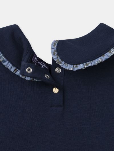 СУИЧЪР С ЕЛЕГАНТНА ЯКА  ЗА МОМИЧЕ 