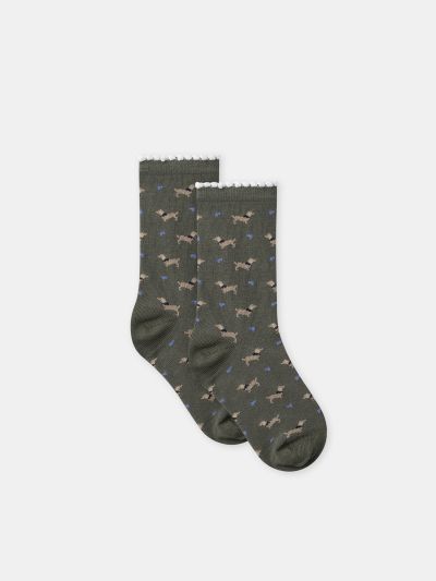 КОМПЛЕТ ОТ ТРИ ЧИФТА ЧОРАПИ ЗА МОМИЧЕ