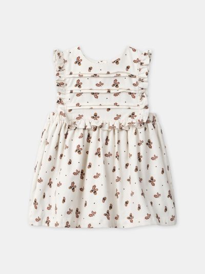 РОКЛЯ С ФЛОРАЛЕН ДЕСЕН ЗА БЕБЕ МОМИЧЕ 