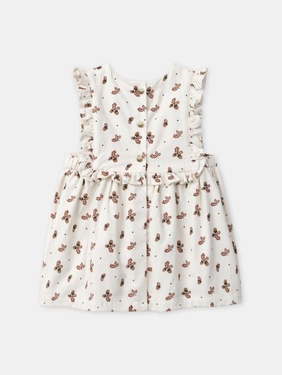 РОКЛЯ С ФЛОРАЛЕН ДЕСЕН ЗА БЕБЕ МОМИЧЕ 