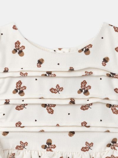 РОКЛЯ С ФЛОРАЛЕН ДЕСЕН ЗА БЕБЕ МОМИЧЕ 