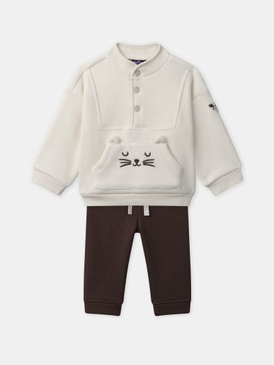 КОМПЛЕКТ ОТ ДВЕ ЧАСТИ ЗА БЕБЕ МОМЧЕ 