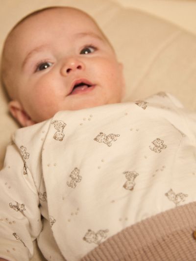 КОМПЛЕКТ ОТ ТРИ ЧАСТИ ЗА НОВОРОДЕНИ 