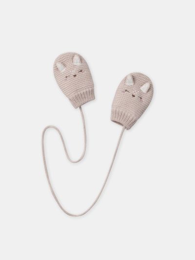 ПЛЕТЕНИ РЪКАВИЦИ ЗА БЕБЕ МОМИЧЕ  