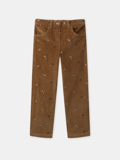 ПАНТАЛОН ЗА МОМИЧЕ OT РИПСЕНО КАДИФЕ 