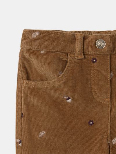 ПАНТАЛОН ЗА МОМИЧЕ OT РИПСЕНО КАДИФЕ 