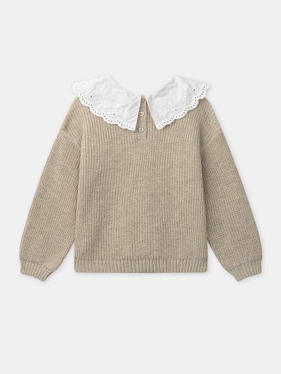 ПУЛОВЕР ЗА МОМИЧЕ С ЯКА