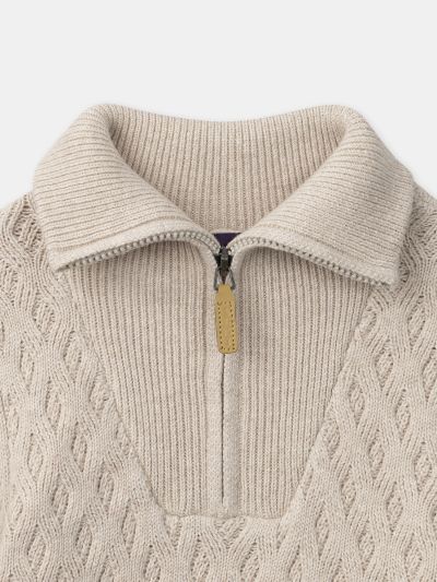  ПУЛОВЕР ЗА МОМЧЕ ОТ РЕЛЕФНА ПЛЕТКА 