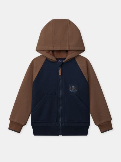 ПОЛАРЕН СУИЧЪР С ЦИП И КАЧУЛКА ЗА МОМЧЕ  