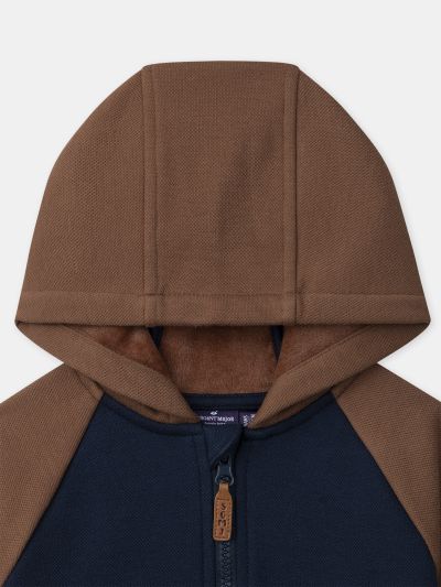 ПОЛАРЕН СУИЧЪР С ЦИП И КАЧУЛКА ЗА МОМЧЕ  