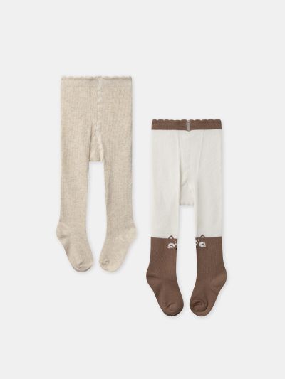 КОМПЛЕКТ ОТ ДВА БРОЯ РИПСЕНИ ЧОРАПОГАЩИ 