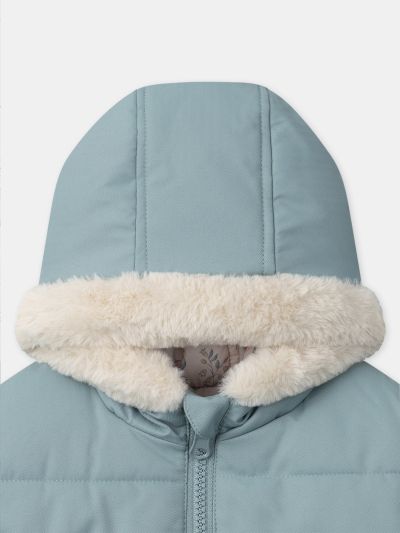 ДВУЛИЦЕВО ЯКЕ С КАЧУЛКА  ЗА БЕБЕ МОМИЧЕ 