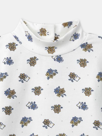 БОДИ С ФЛОРАЛЕН ДЕСЕН ЗА БЕБЕ МОМИЧЕ 