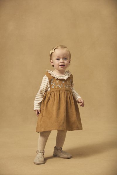 РОКЛЯ ОТ СИТНО РИПСЕНО КАДИФЕ 