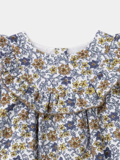 РОКЛЯ С ФЛОРАЛЕН ДЕСЕН ЗА БЕБЕ МОМИЧЕ