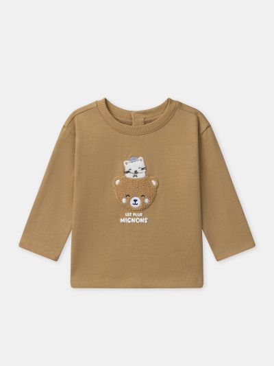 БЛУЗА С МОТИВ ЗА БЕБЕ МОМЧЕ  