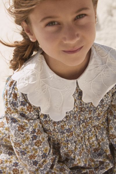  РОКЛЯ  ЗА МОМИЧЕ С ФЛОРАЛЕН ДЕСЕН 