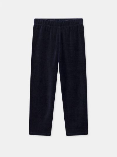 ЧЕРВЕНО-СИНЯ КАДИФЕНА ПИЖАМА ЗА МОМЧЕ