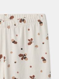 Розова кадифена пижама с принт за момичета