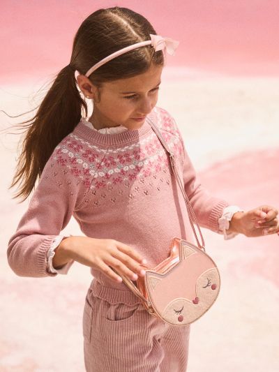 МОМИЧЕШКА РОЗОВА ЧАНТИЧКА ПРЕЗ РАМО