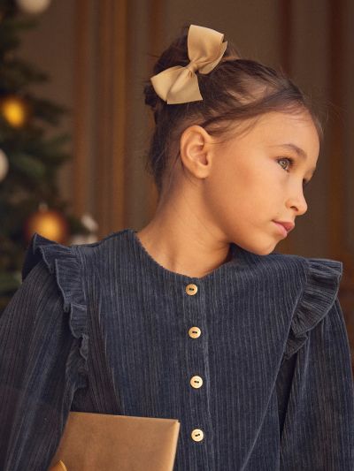 ТЪМНОСИН КАДИФЕН КОЛЕДЕН ГАЩЕРИЗОН ЗА МОМИЧЕТА