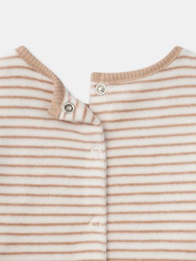 ПИЖАМА СЪС ЗАЙЧЕ ЗА БЕБЕ МОМЧЕ