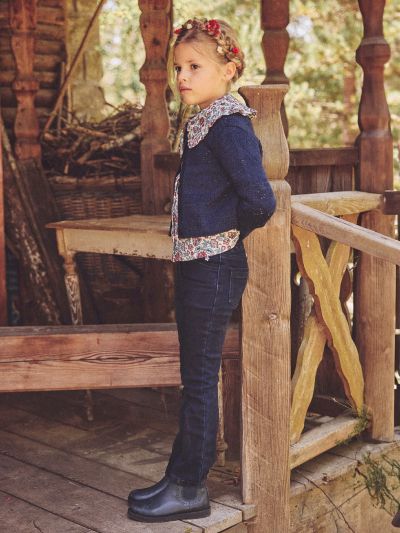 Дънки в синьо за момиче