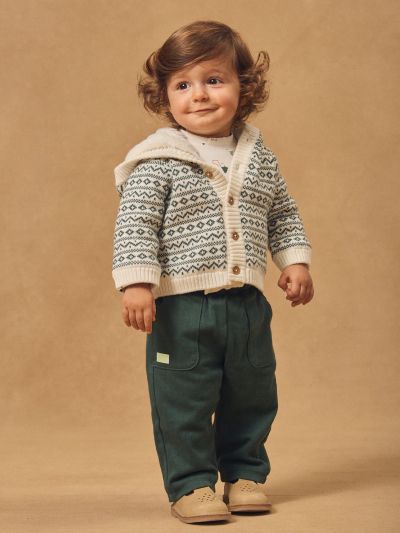 Зелени панталони за бебе момче